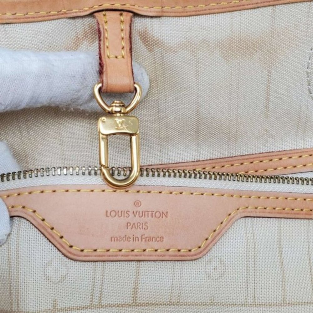 Louis Vuitton Neverfull GM Damier Azur Tote Bag - Picture 14 of 16